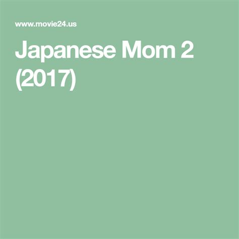 Download Film Japanese Mom 2